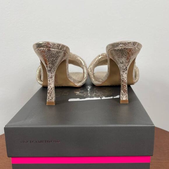 Vince Camuto Gold Sandals - Picture 6 of 9